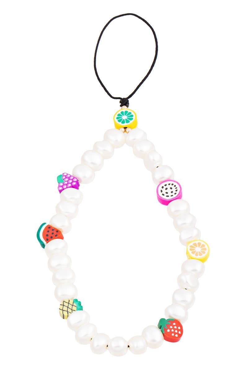 Fruit Beaded Phone Strap