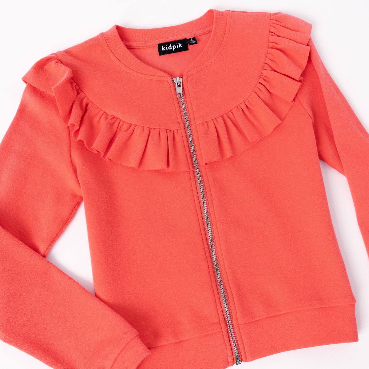 Shoulder Ruffle Cardigan