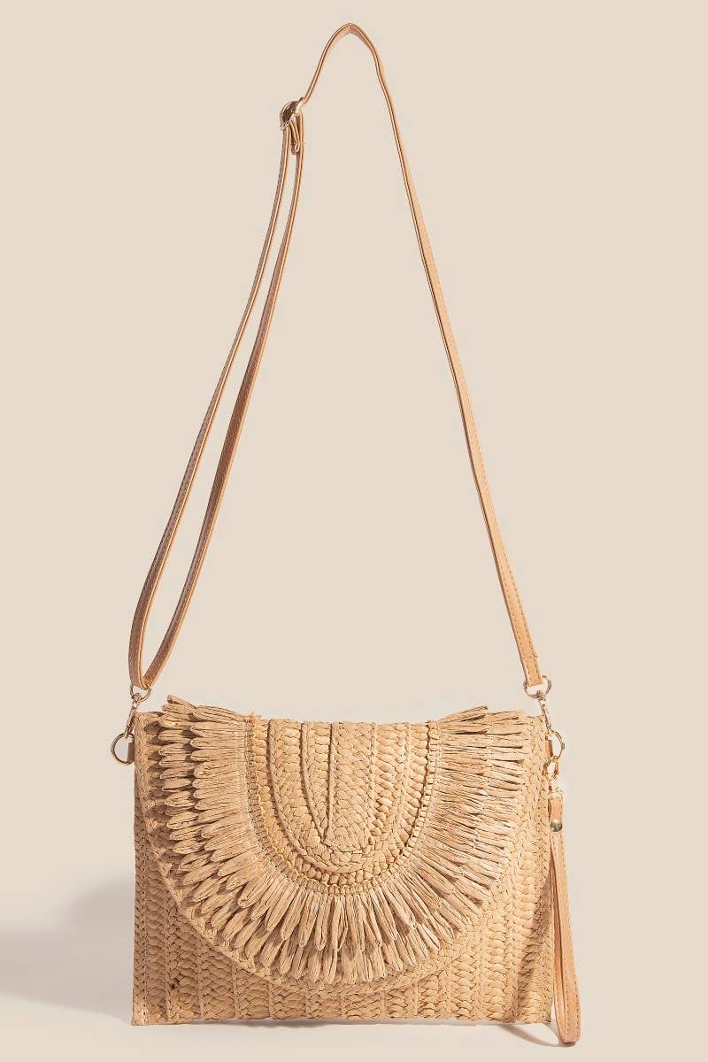 Woven Envelope Clutch
