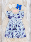 Go Team Flutter Swing Dress