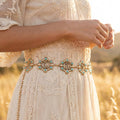 Turquoise Floral Concho Belt