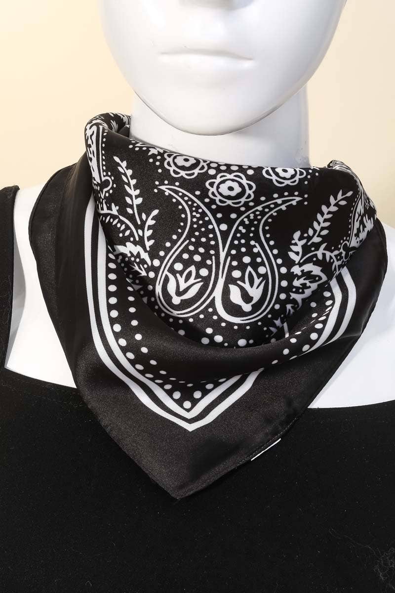 Light Paisley Bandana Scarf