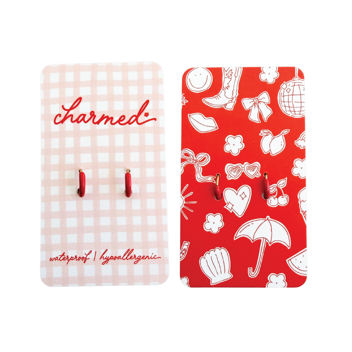 Red Mini Click-In Hoops