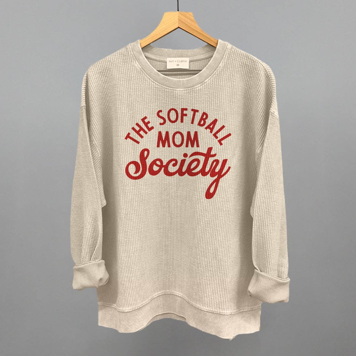 Softball Mom Society Oversized Terry Poncho