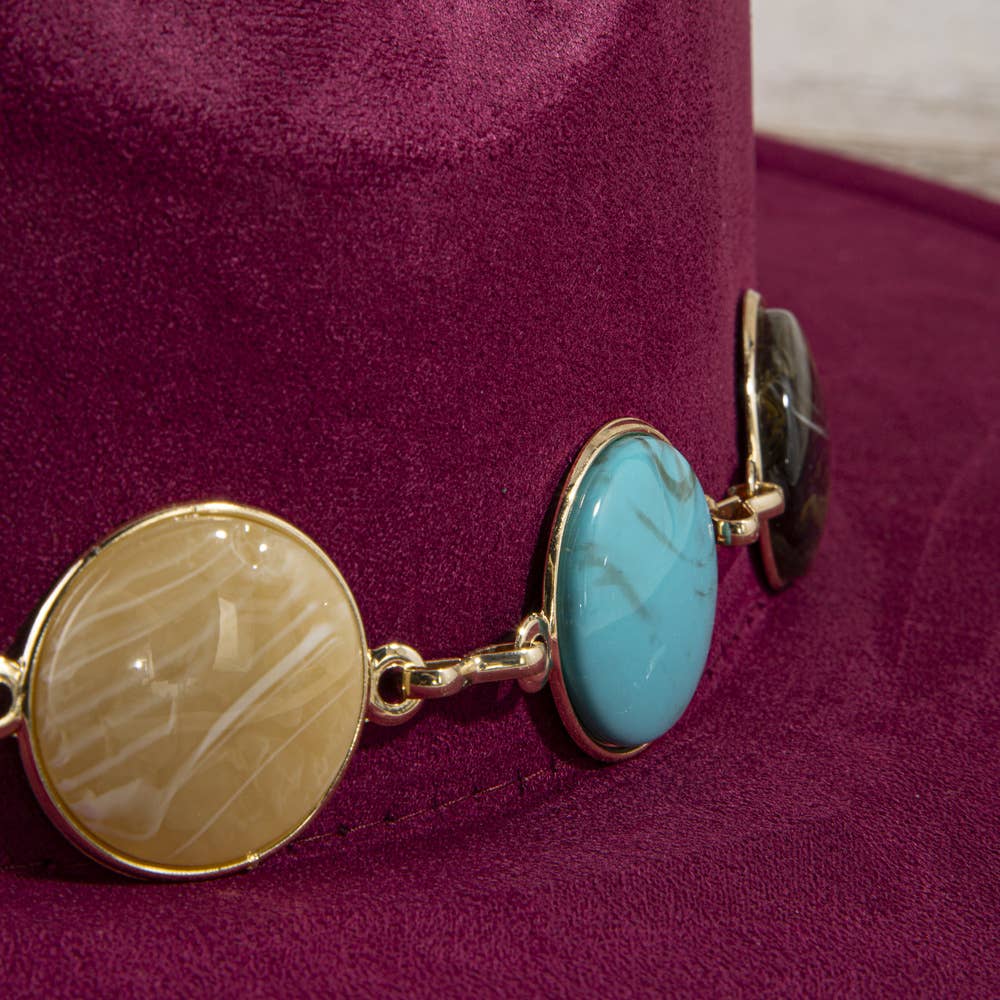 Stone Chain Band Fedora