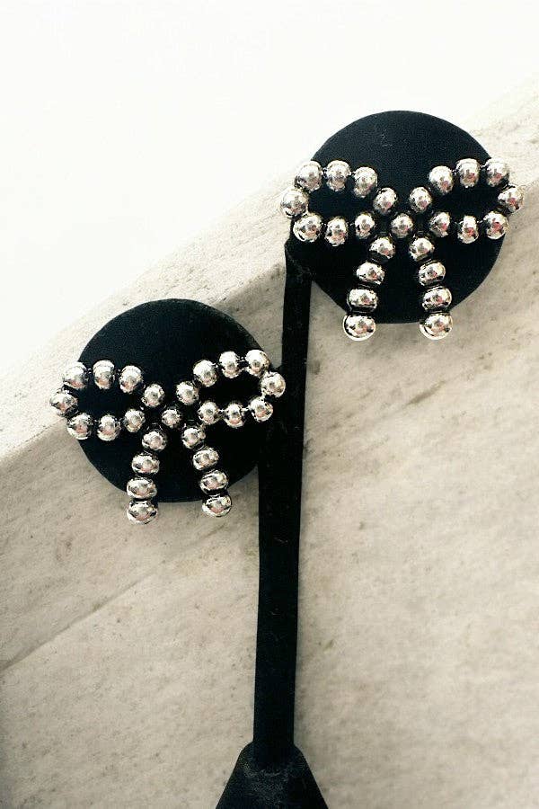 Western Dot Ribbon Earrings