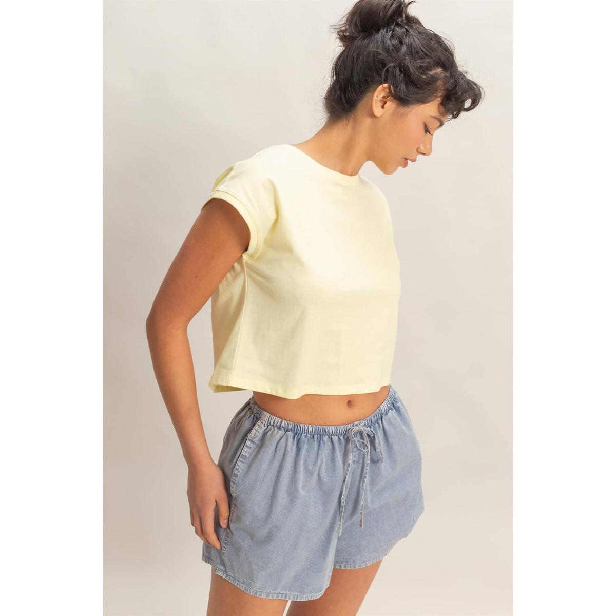 Classic Crew-Neck Sleeveless Top