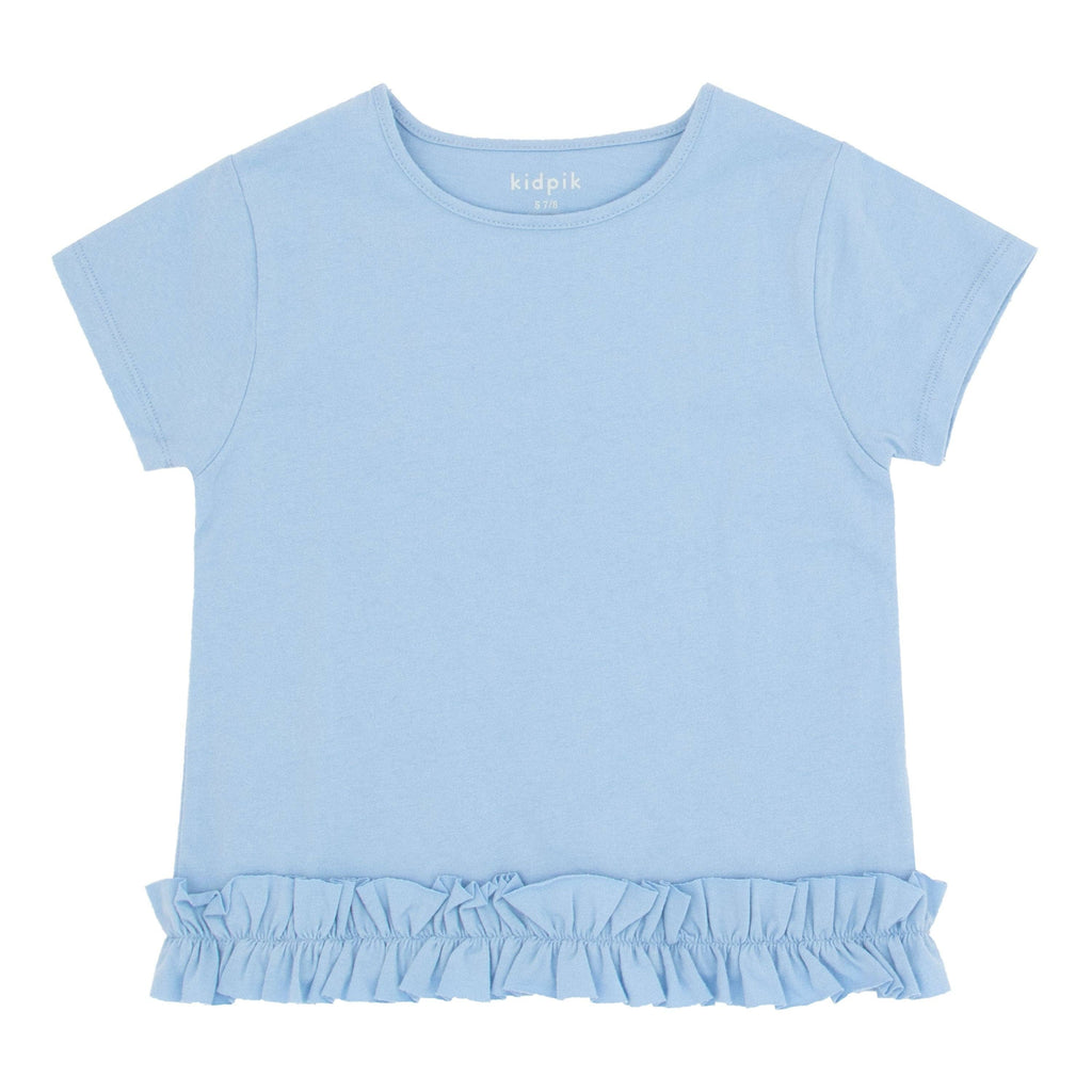 Girls Ruffle-Edge Tee