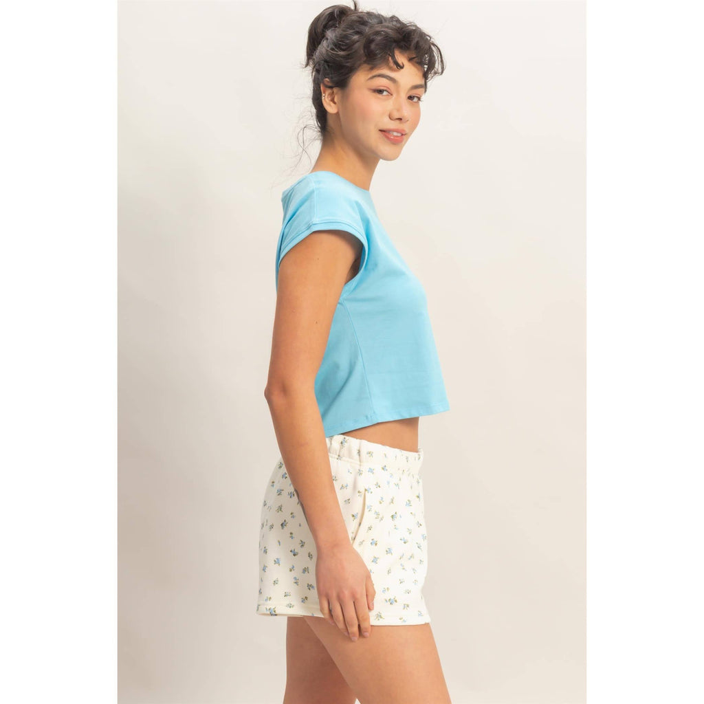 Classic Crew-Neck Sleeveless Top
