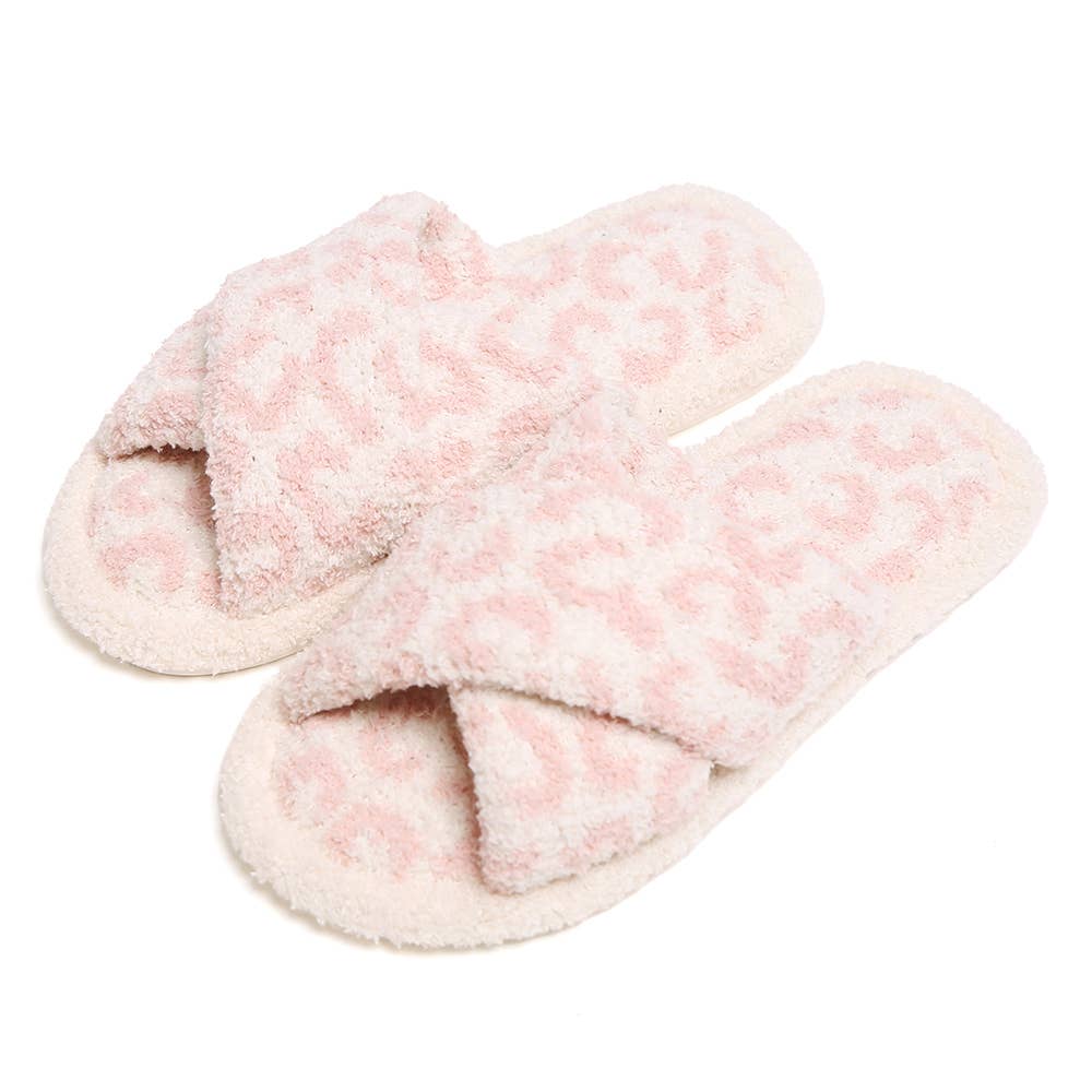 Leopard Crisscross Slippers