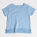 Girls Ruffle-Edge Tee