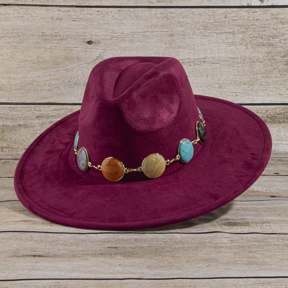 Stone Chain Band Fedora