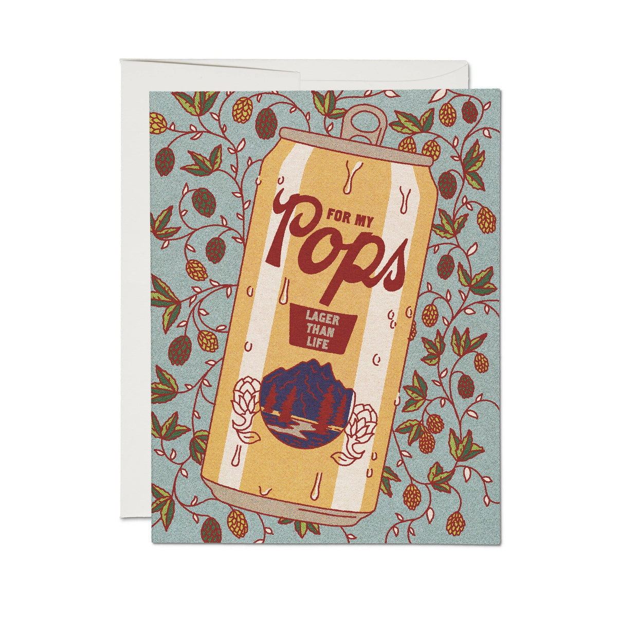 Lager Than Life Greeting Card