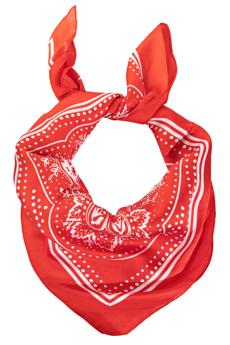 Light Paisley Bandana Scarf