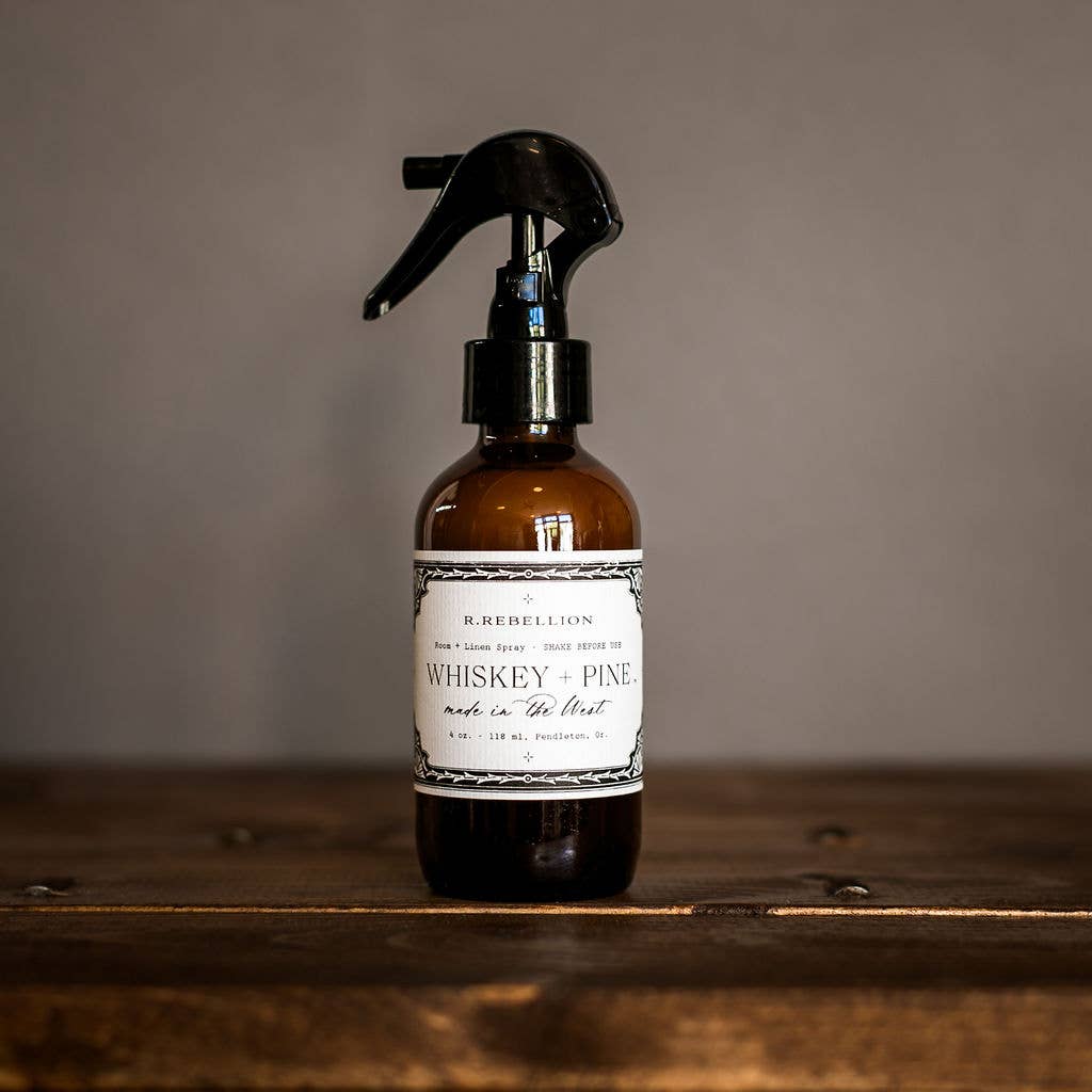 Whiskey + Pine Room + Linen Spray