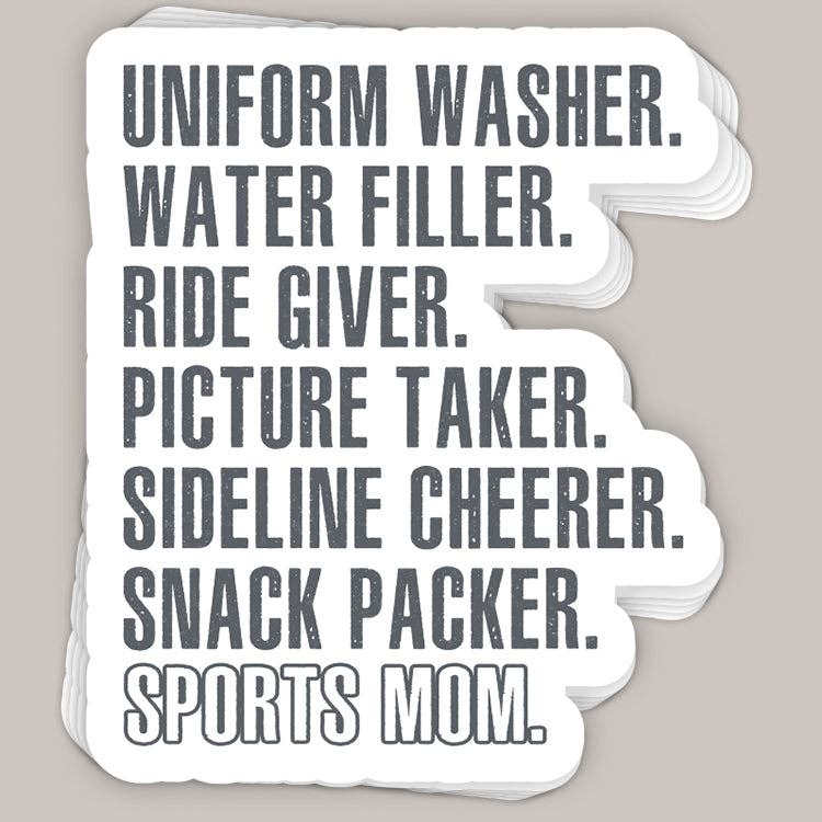 Sports Mom Decal