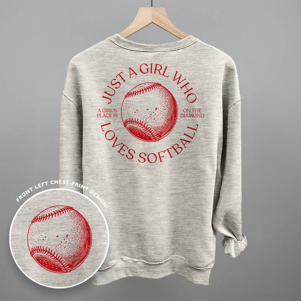 Just a Girl Who Loves Softball Tee