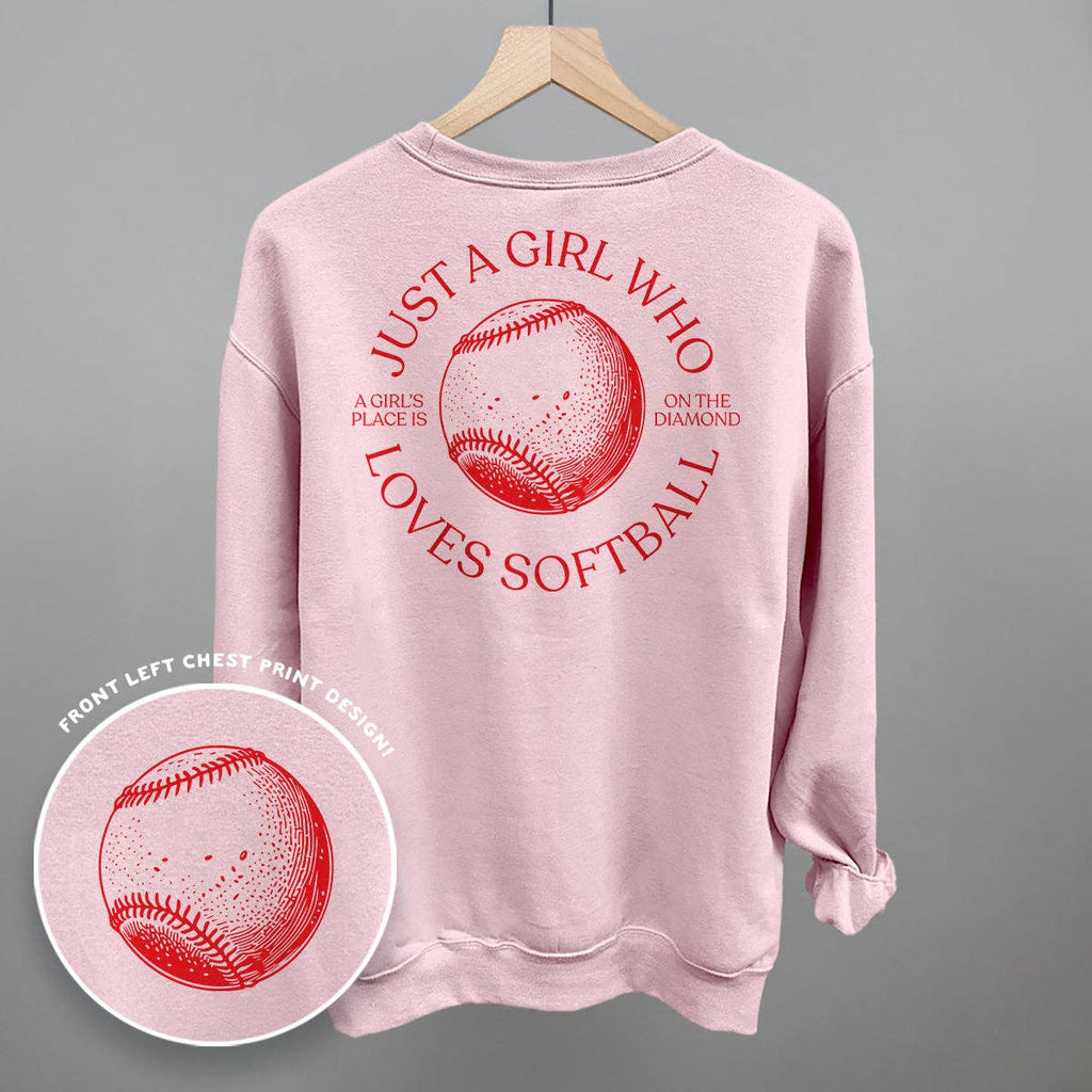 Just a Girl Who Loves Softball Tee
