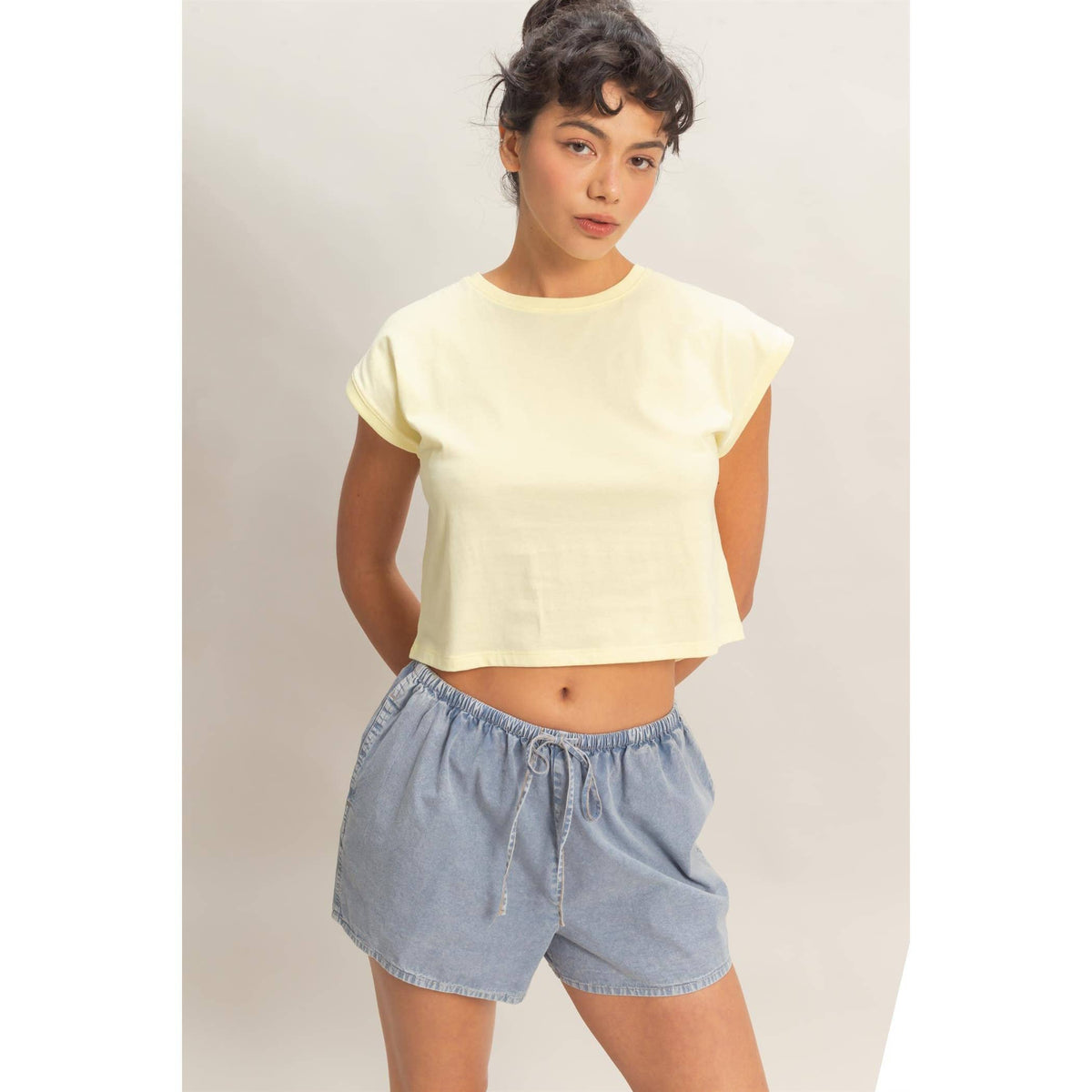 Classic Crew-Neck Sleeveless Top