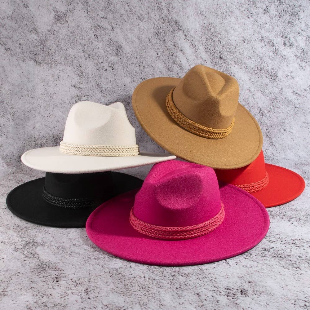 Braided Band Fedora