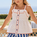 Bubbles Eyelet Top
