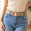 Woven Chevron Belt