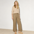 High Rise Tummy Control Palazzo Jeans