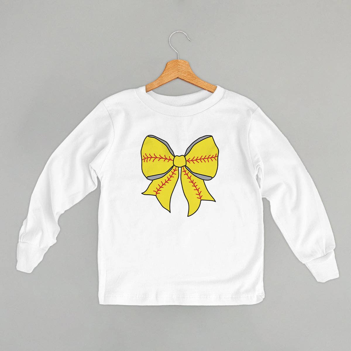 Kids Softball Bow Top