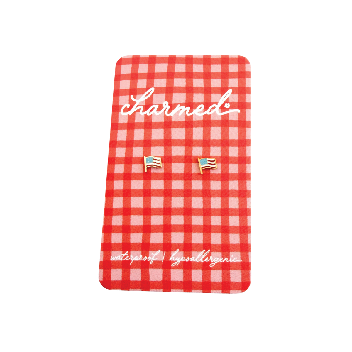USA Flag | Hypoallergenic & Screw-back