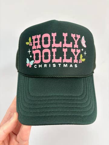 "Holly Dolly Christmas" Trucker Hat