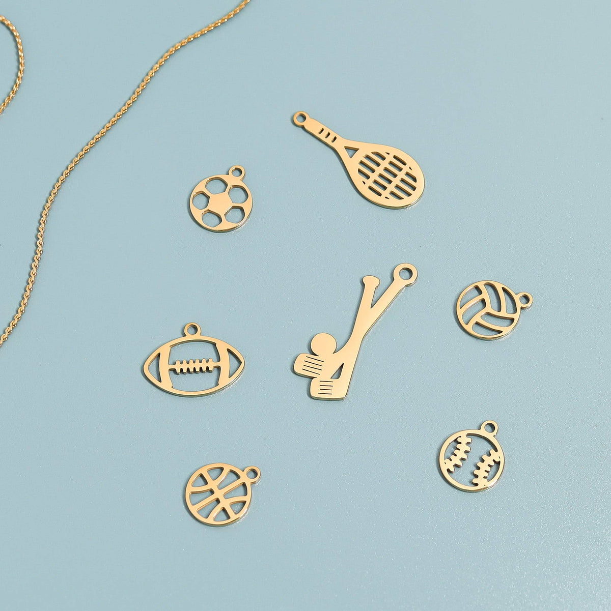 Baseball + Softball Charm