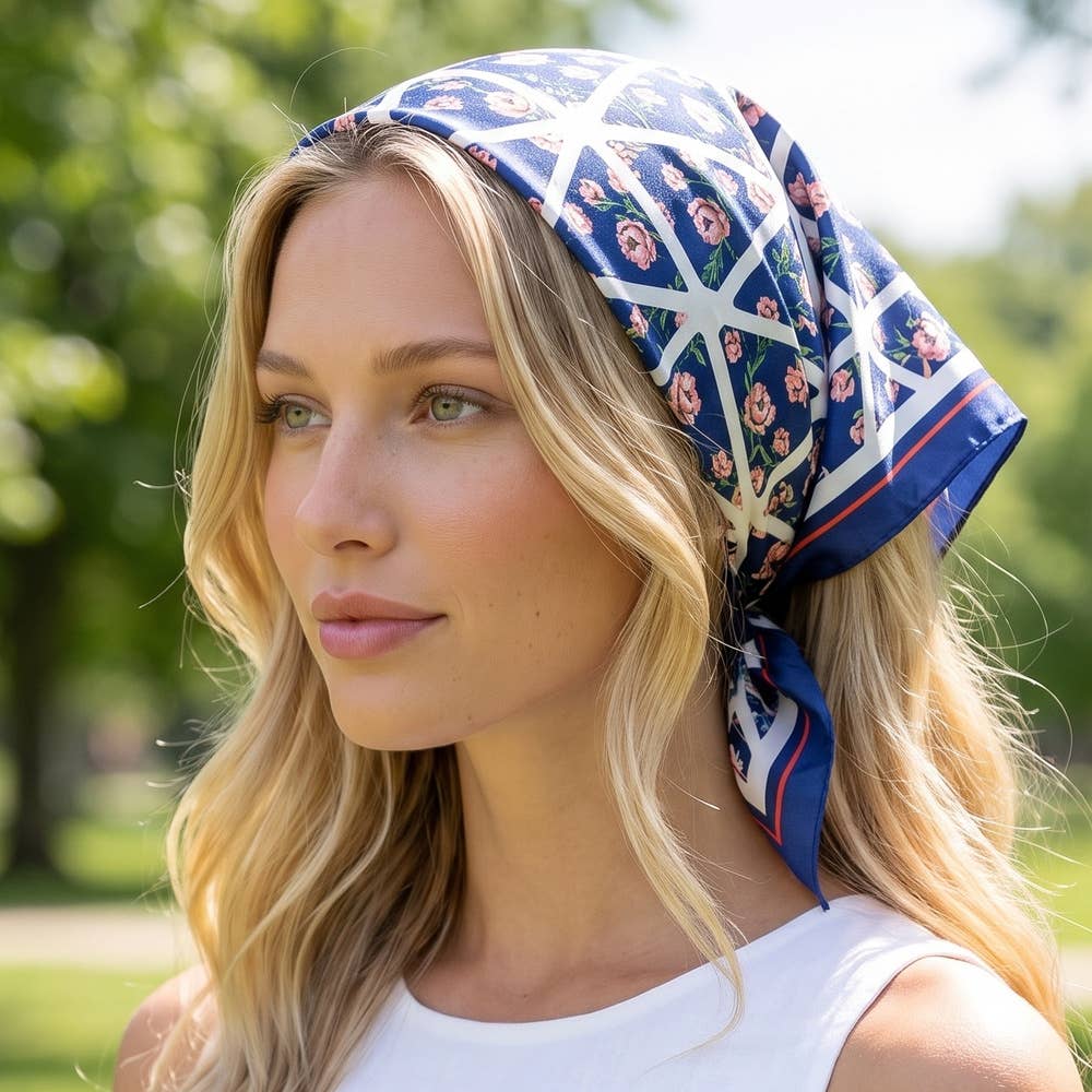 Ditsy Floral Square Scarf