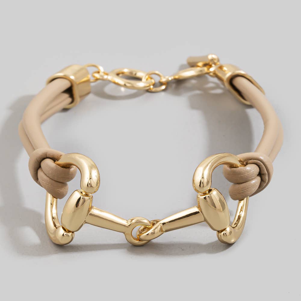 Horsebit Cord Bracelet