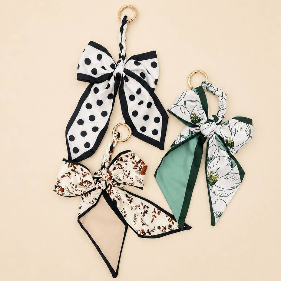 Scarf Bow Bag Charm