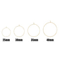 Classic Wire Hoop Earrings