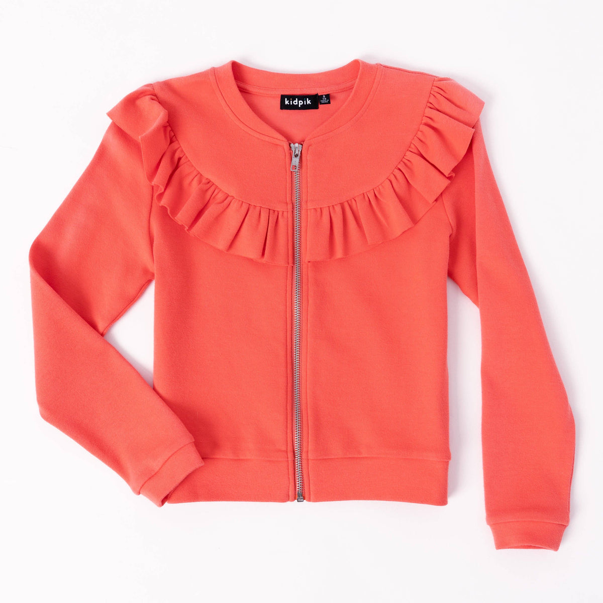 Shoulder Ruffle Cardigan