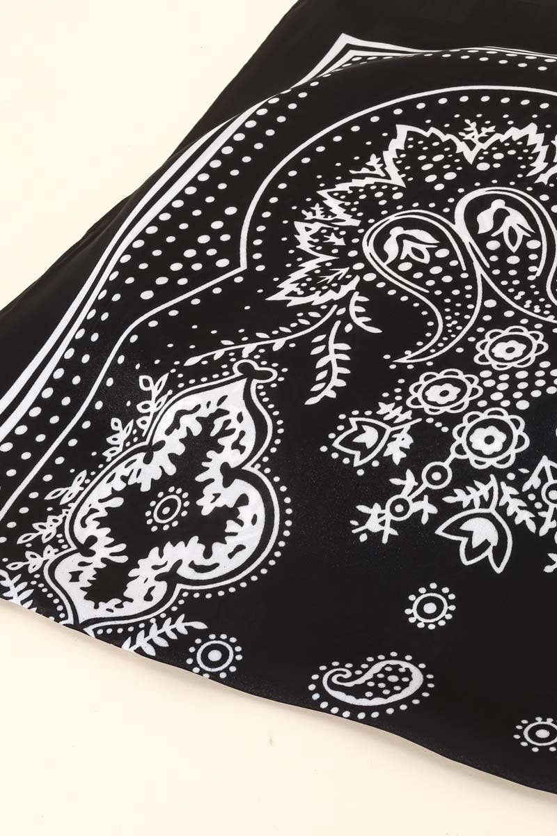 Light Paisley Bandana Scarf