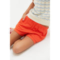 High-Waist Button Detail Shorts