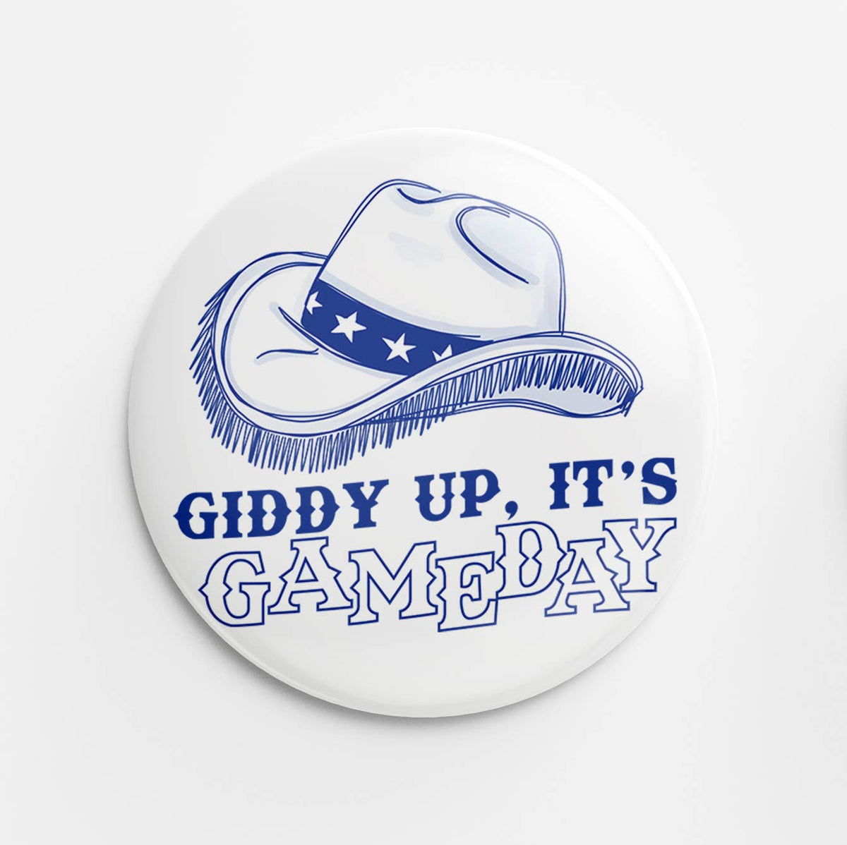 Giddy Up Game Day Button