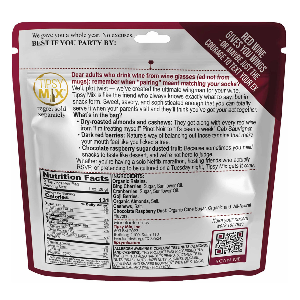 Red Wine Trail Mix