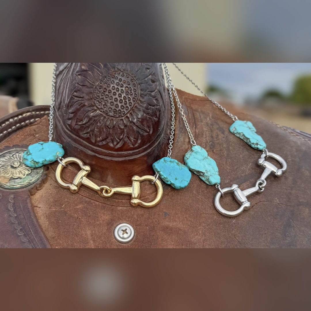 Turquoise Bit Necklace